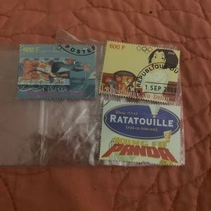 Ratatouille disney rare stamps